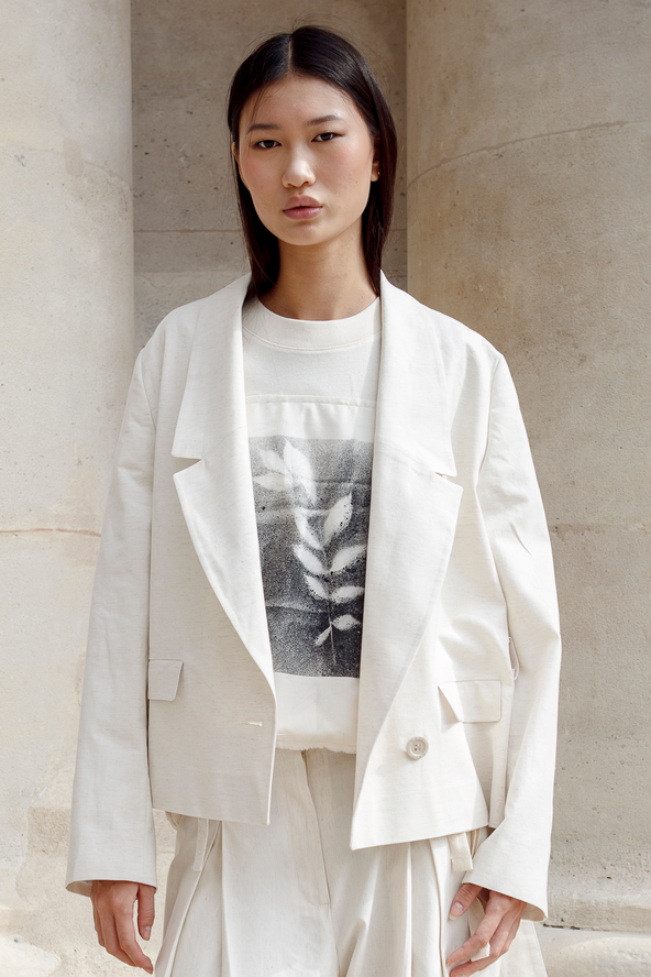 Tailored jacket, Half open back