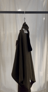 Cape pancho top with skarf