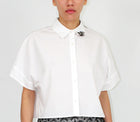 EKJO Short Sleeve Shirt – Light Embroidery Collar
