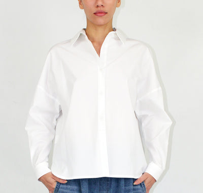PLEATED BACK LONG SLEEVES SHIRT