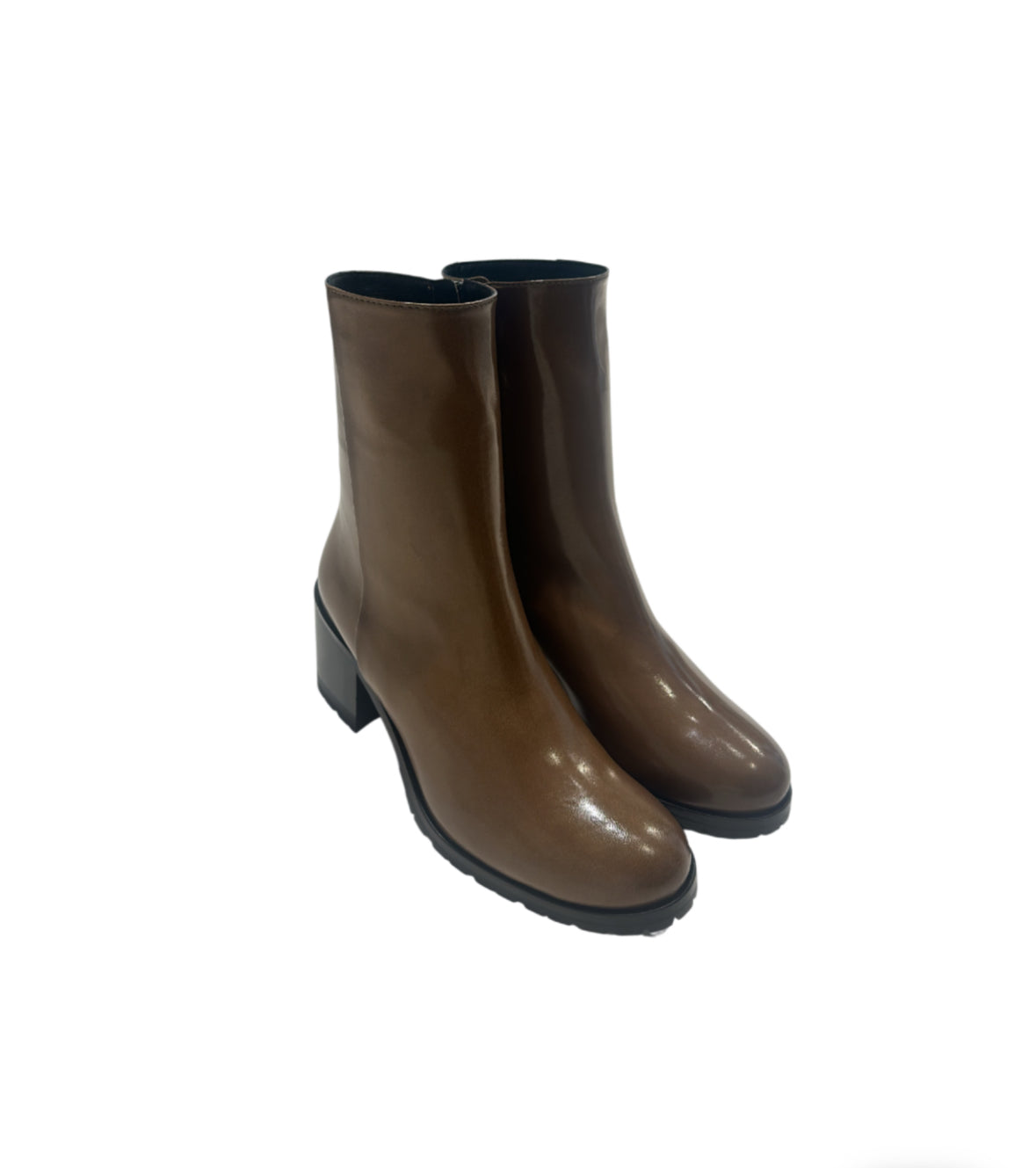 Beige-Brown High-Top Boots – Timeless Comfort