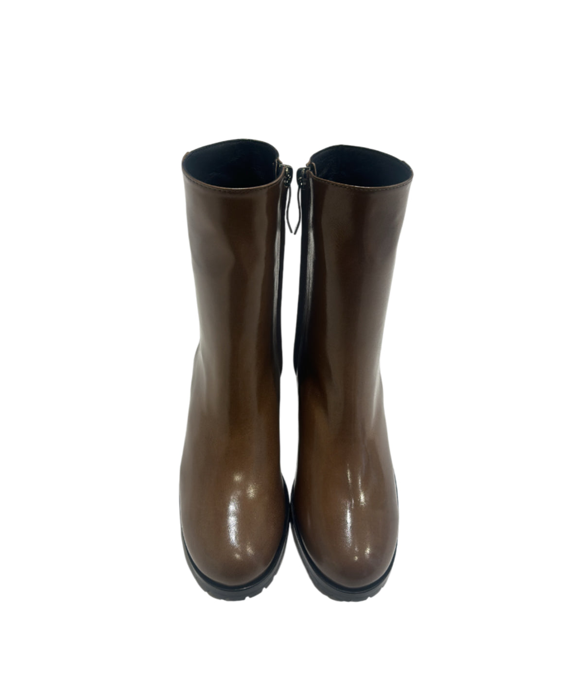 Beige-Brown High-Top Boots – Timeless Comfort