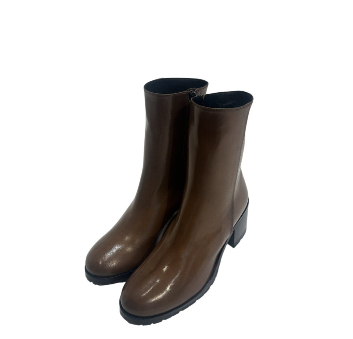 Beige-Brown High-Top Boots – Timeless Comfort