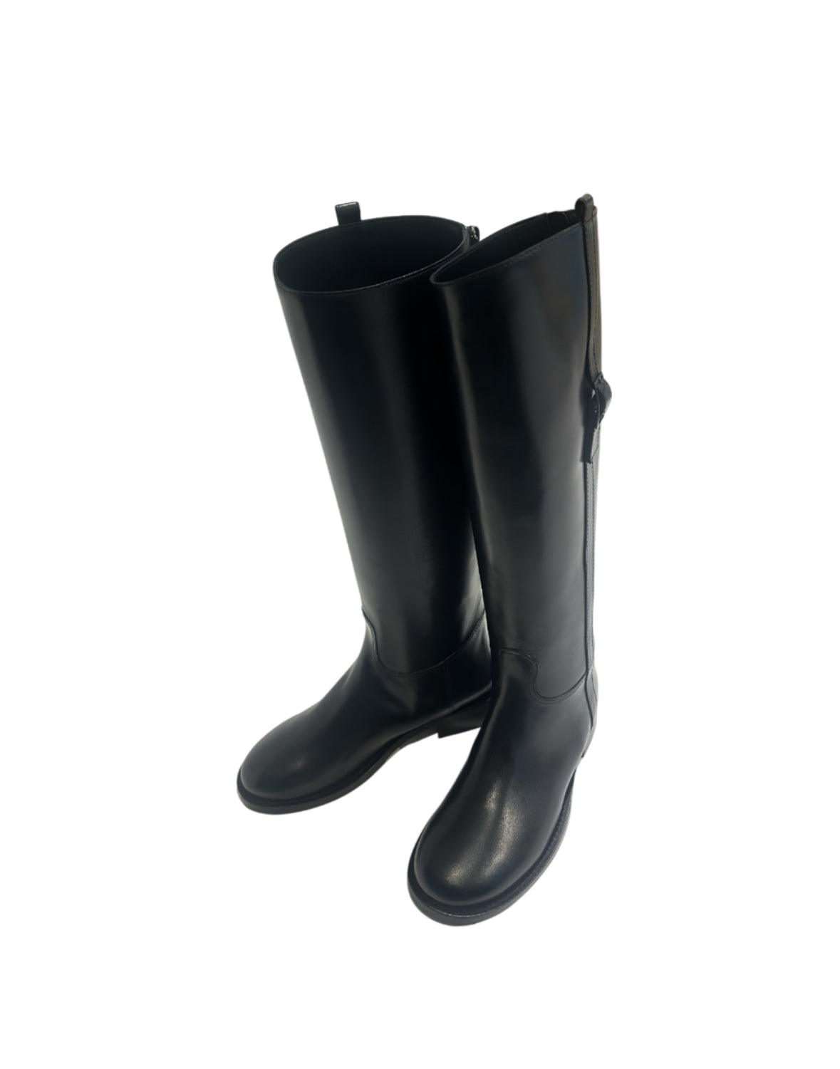 Tall Black Leather Boots – Modern Sophistication
