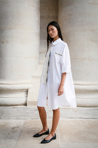 Oversize shirt dress - artisanal déco