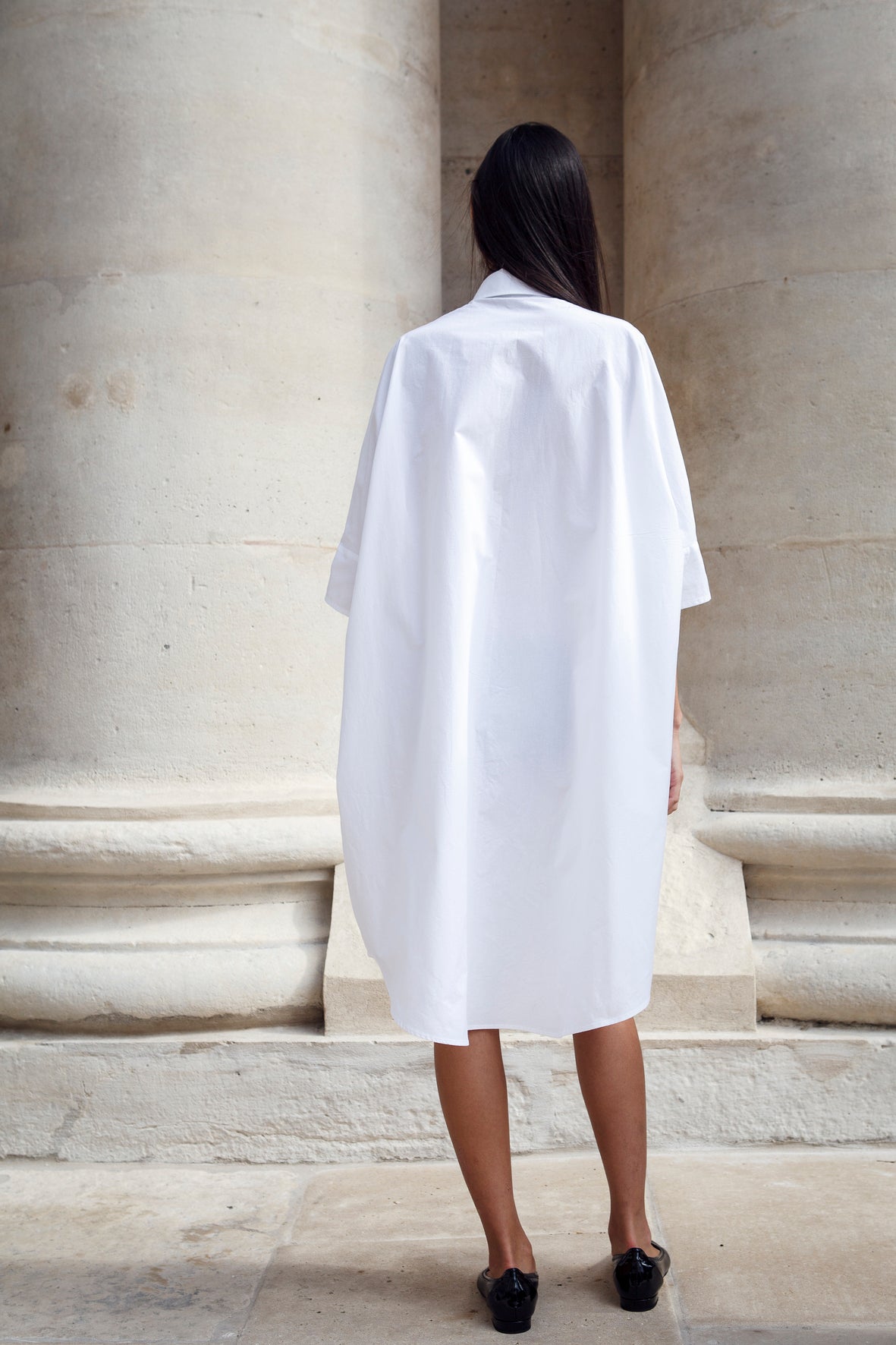 Oversize shirt dress - artisanal déco