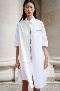 Oversize shirt dress - artisanal déco