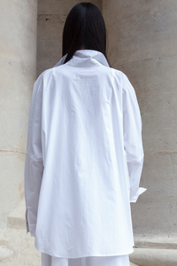 Oversize shirt - artisanal print