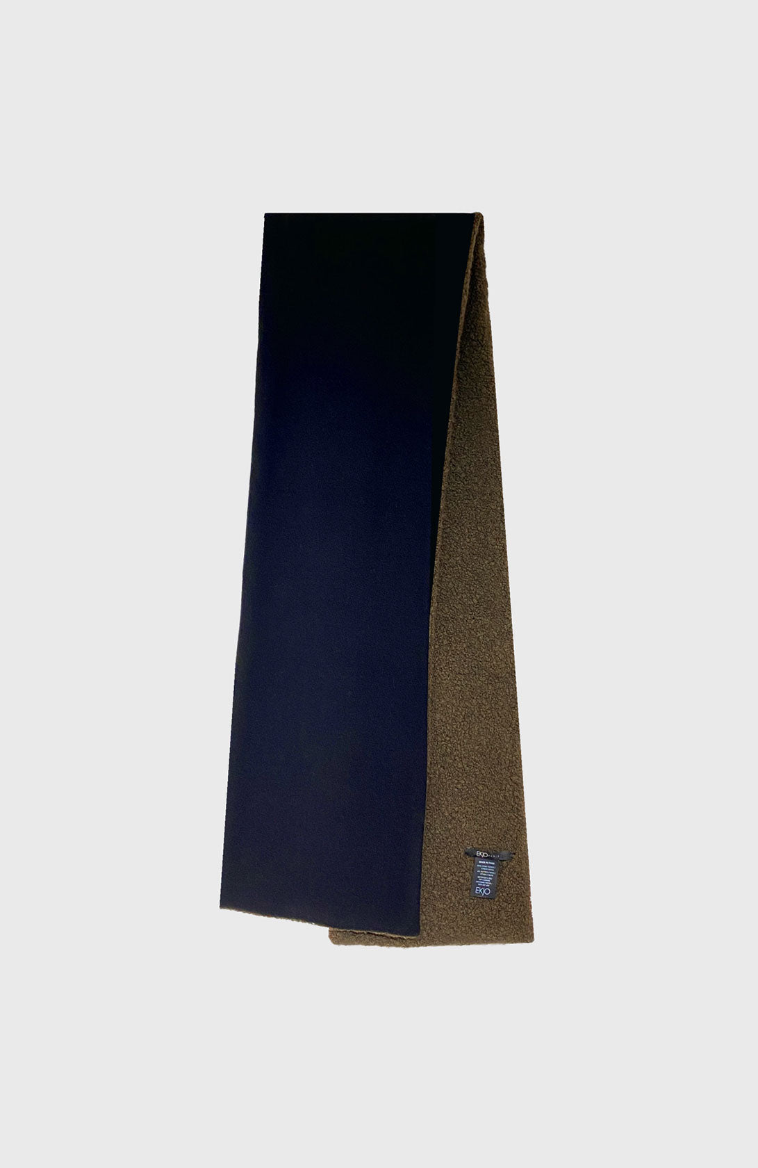 ÉCHARPE bi-matière avec fourrure