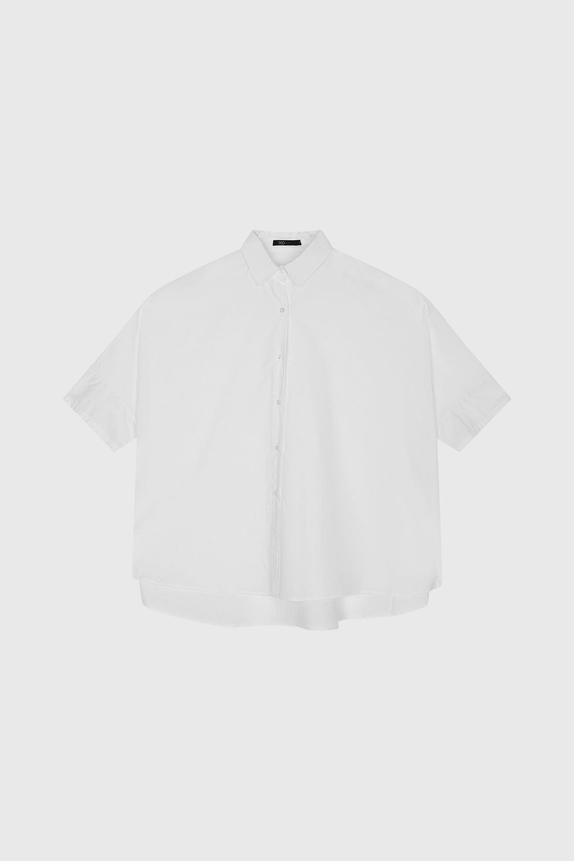 CHEMISE OVERSIZE MANCHES COURTES en lin lavé naturel