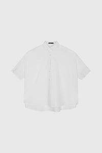 CHEMISE OVERSIZE MANCHES COURTES en lin lavé naturel