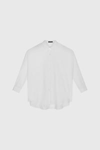 CHEMISE OVERSIZE MANCHES LONGUES en lin lavé naturel