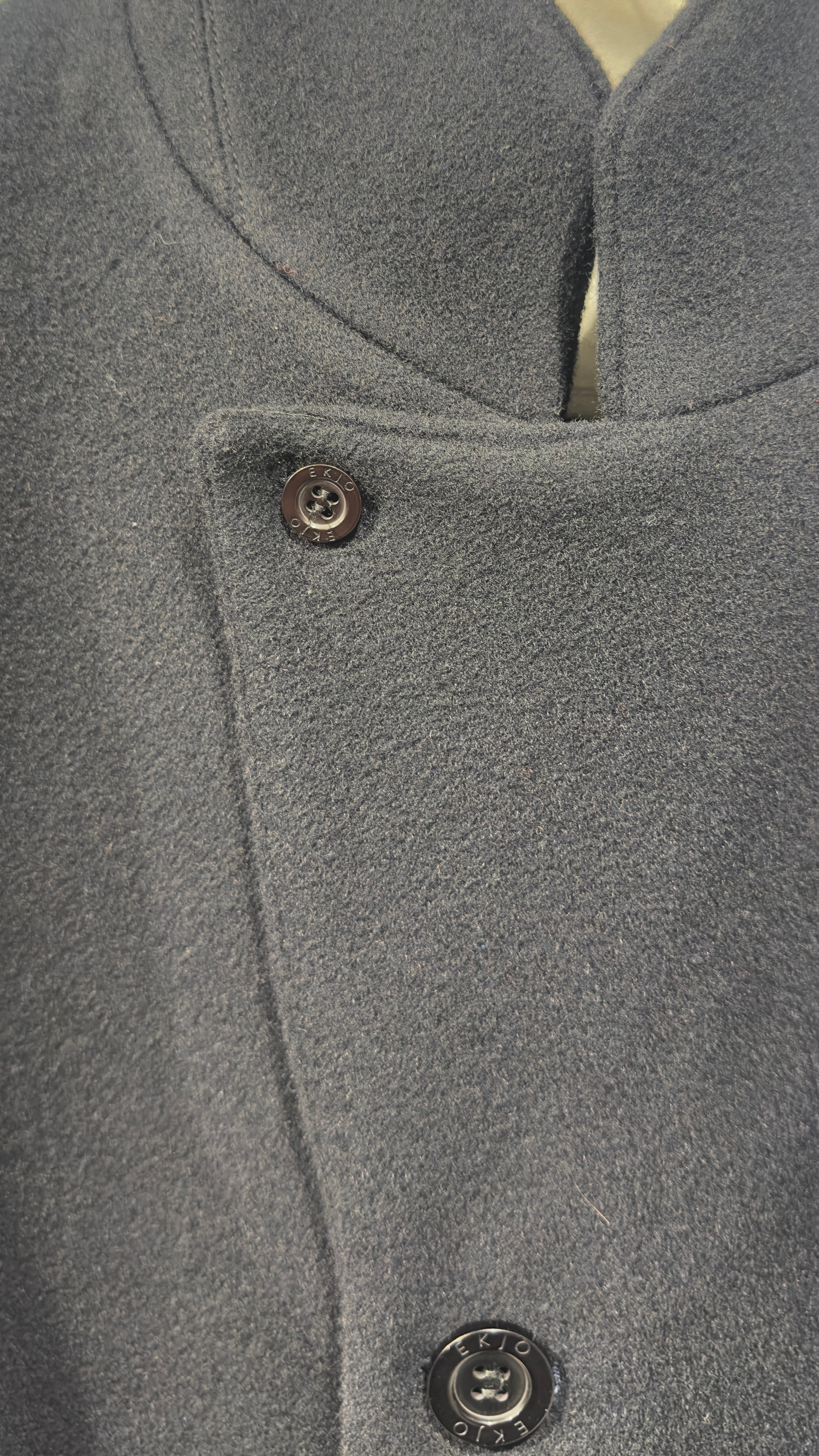 Round shoulder Jacket Coat