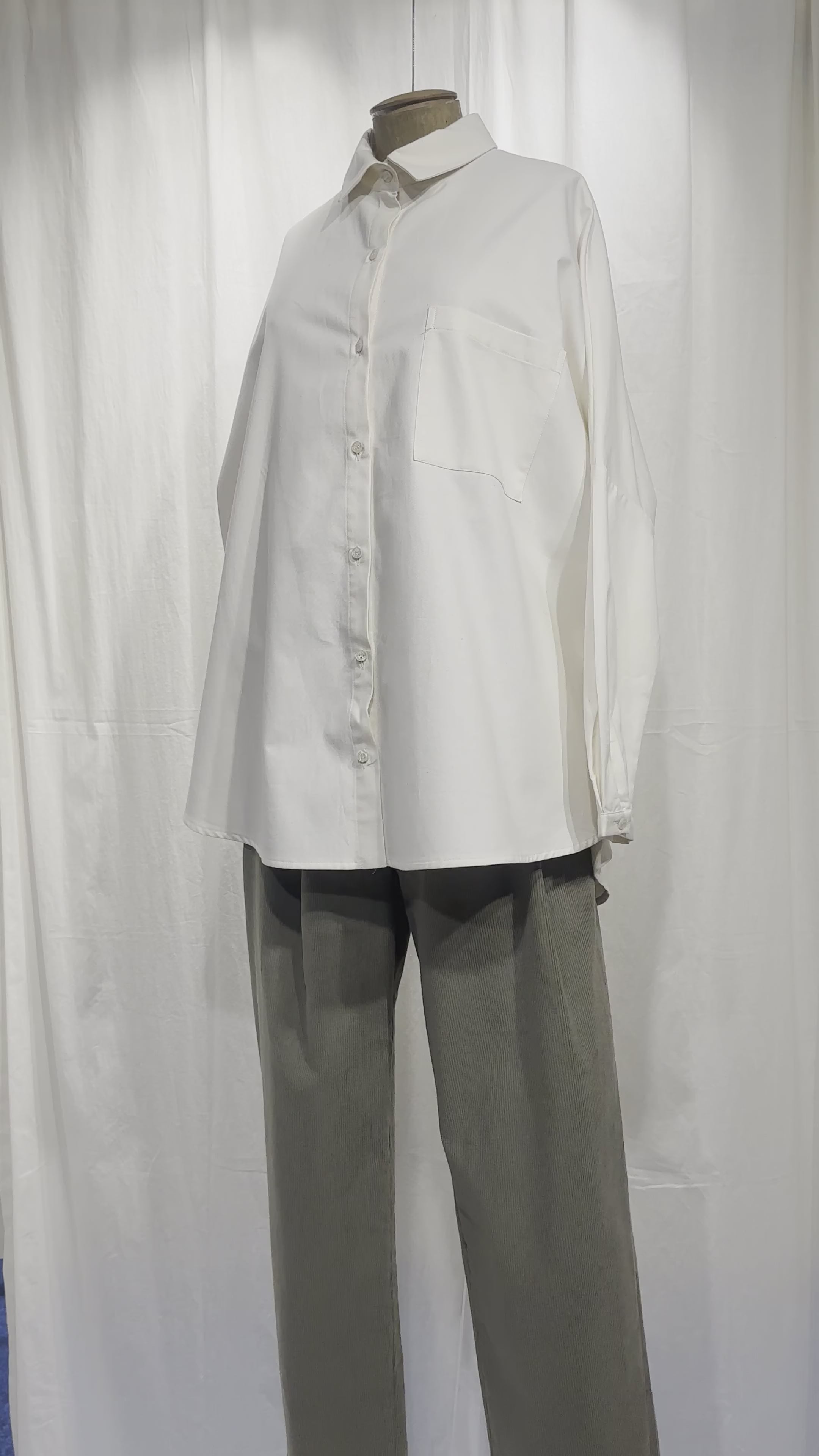Oversize long sleeves shirt