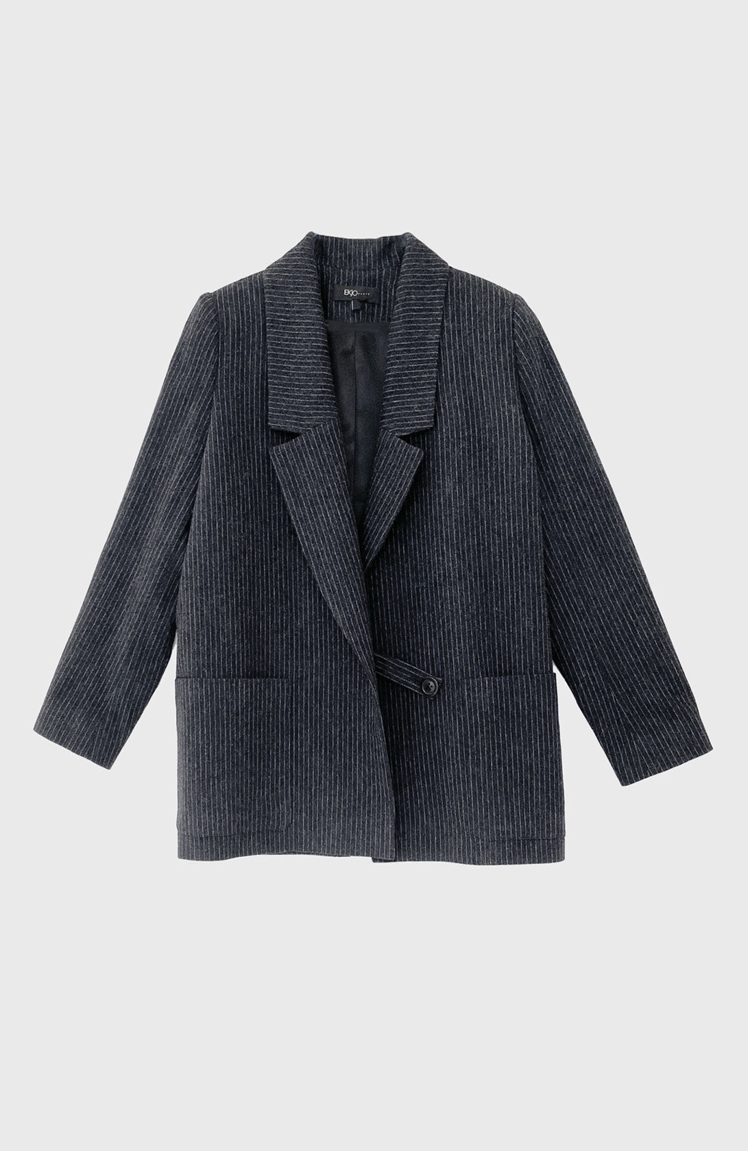VESTE rayée col tailleur "NO GENDER"