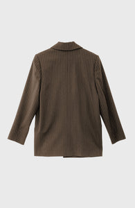 VESTE rayée col tailleur "NO GENDER"